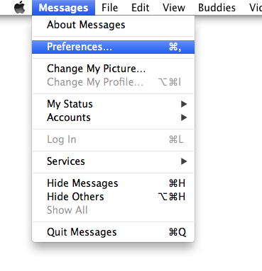 Messages Preferences