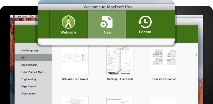 MacDraft Template Chooser